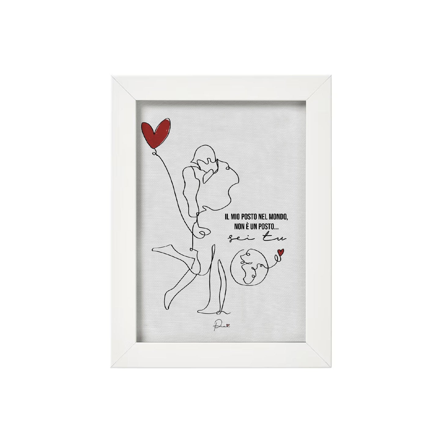 Quadro in tela tema Amore
