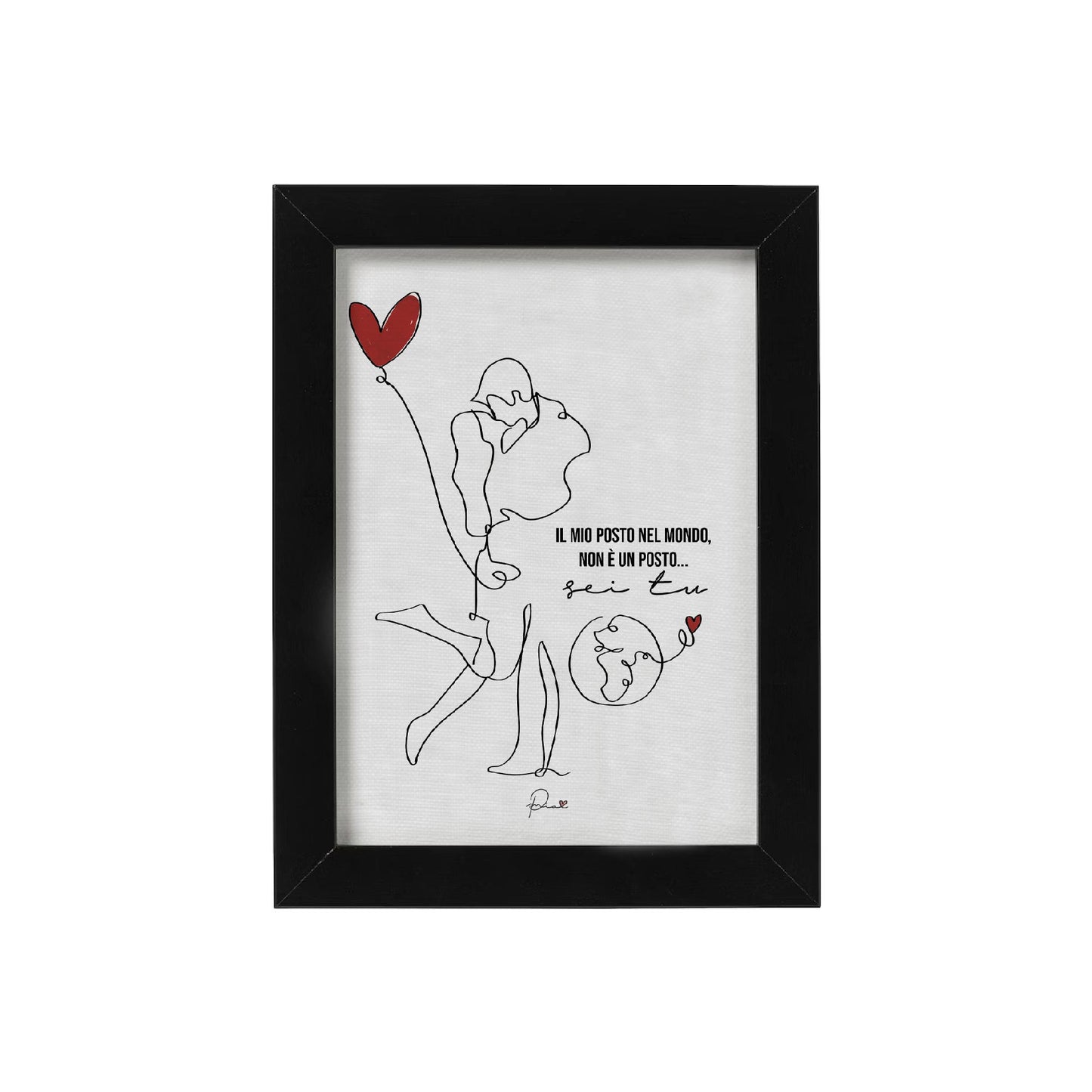 Quadro in tela tema Amore