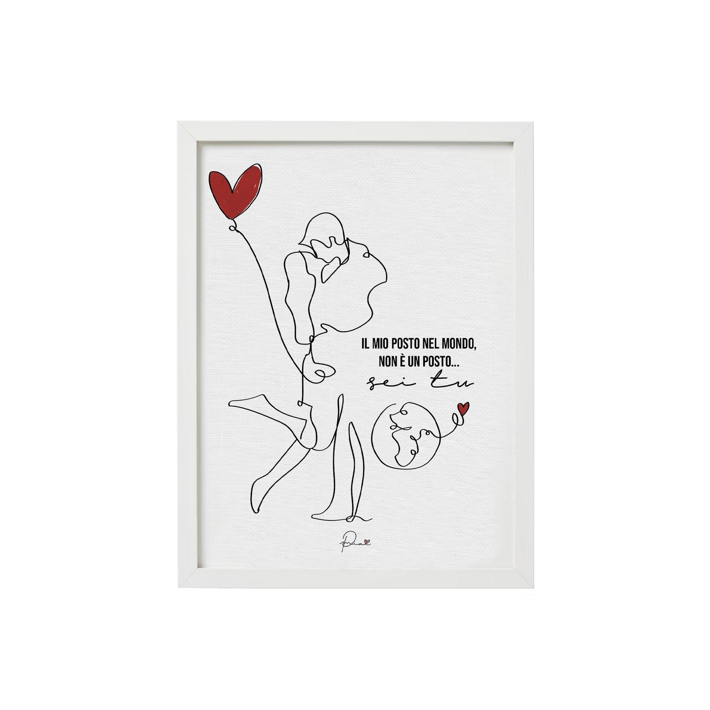 Quadro in tela tema Amore